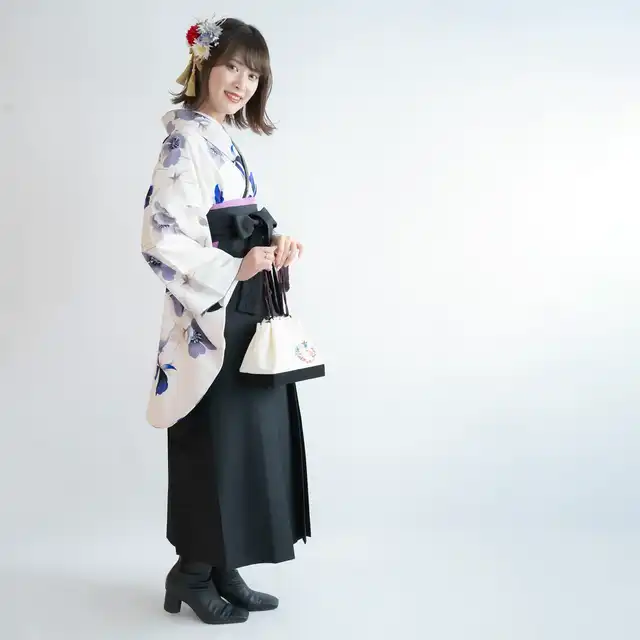 卒業式の袴×外ハネボブにぴったり和風髪飾り️成人式の振袖にも