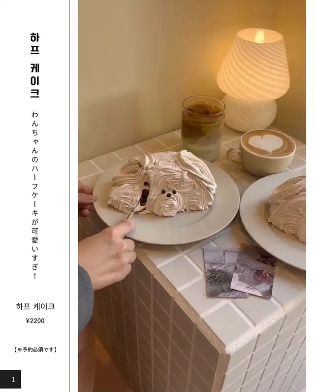 【新大久保】推し活におすすめ!ハーフケーキが可愛い韓国っぽカフェ